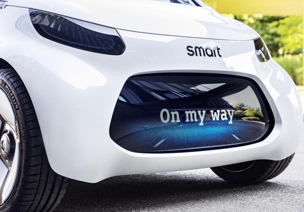 Mercedes-Benz al Company Car Drive 2018 smart vision eq fortwo 3