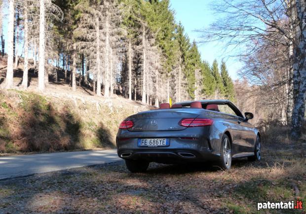 Mercedes C 220 d 4Matic Automatic Cabrio posteriore