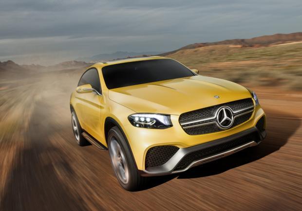 Mercedes Concept GLC Coupé anteriore