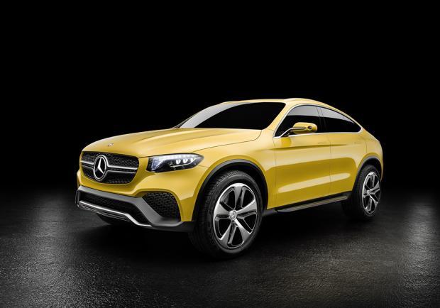 Mercedes Concept GLC Coupé tre quarti anteriore lato sx