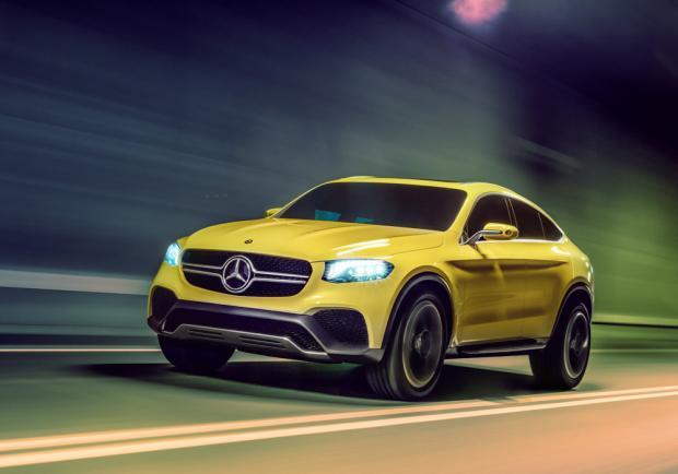 Mercedes Concept GLC Coupé tre quarti anteriore