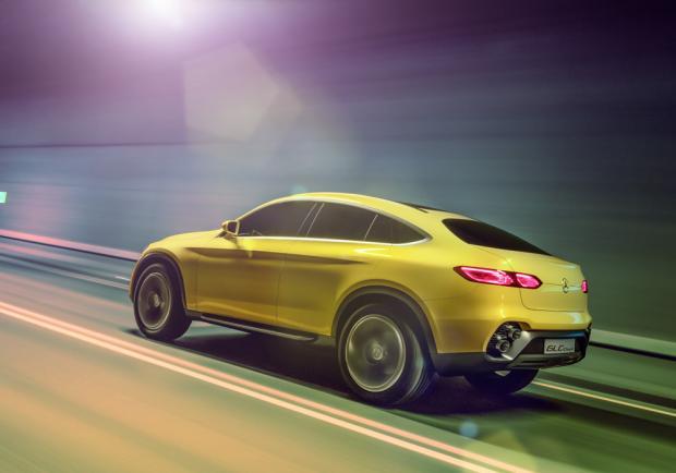 Mercedes Concept GLC Coupé tre quarti posteriore