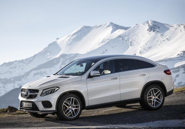 Mercedes GLE Coupé AMG prime impressioni profilo