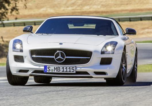 Mercedes SLS AMG GT Roadster anteriore