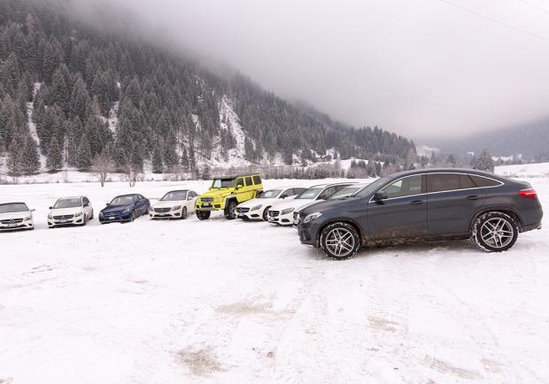 Mercedes, la trazione integrale 4Matic sotto prova