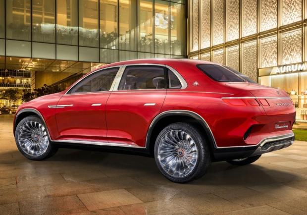 Mercedes Vision Maybach Ultimate Luxury Concept tre quarti posteriore