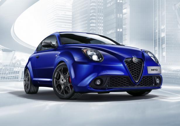 Nuova Alfa Romeo Mito tre quarti anteriore