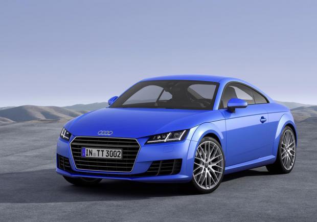 Nuova Audi TT tre quarti anteriore