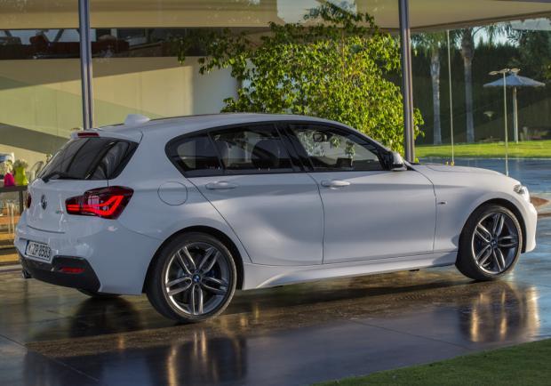 Nuova BMW Serie 1 restyling 2015 M Sport profilo
