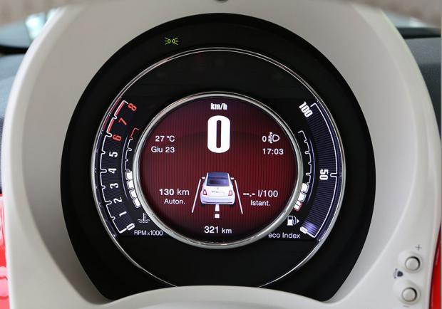Nuova Fiat 500 display TFT
