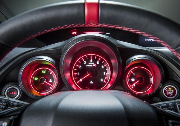 Nuova Honda Civic Type R strumentazione