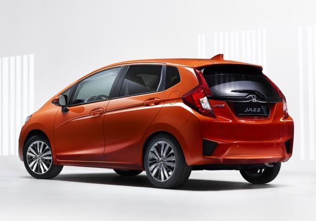 Nuova Honda Jazz 2015 tre quarti posteriore