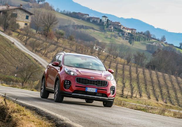 Nuova Kia Sportage anteriore