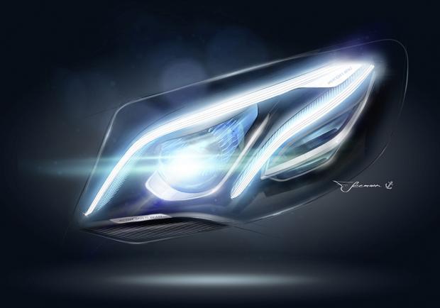 Nuova Mercedes Classe E fari a LED