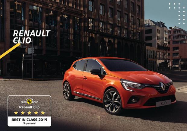 Nuova Renault Clio, la city car più sicura del 2019