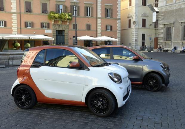 Nuove Smart Fortwo e Forfour profilo