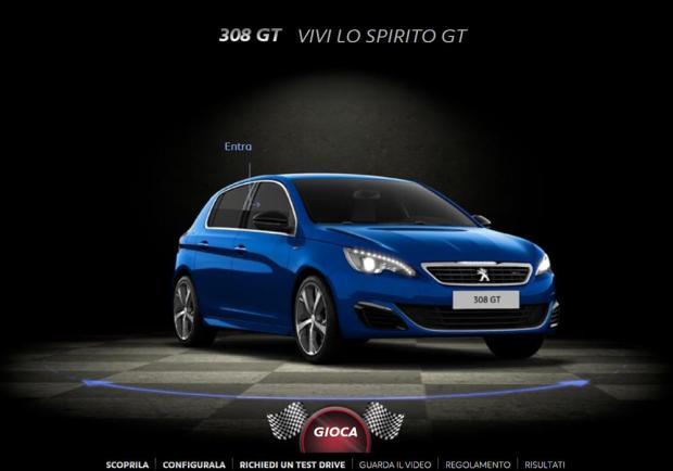 Peugeot 308 GT, un concorso per vincere il Goodwood Festival of Speed