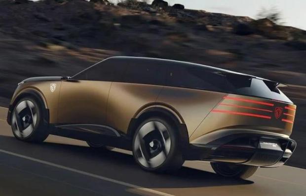 Peugeot Concept 8 - design posteriore
