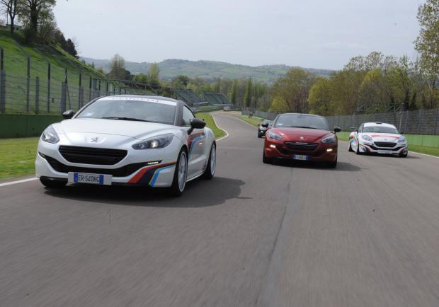 Peugeot RCZ test drive a Imola della gamma sportiva