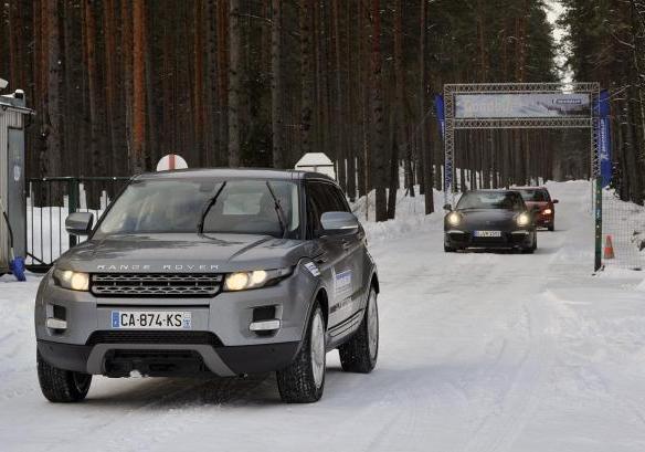 Pneumatici invernali Michelin su Range Rover Evoque
