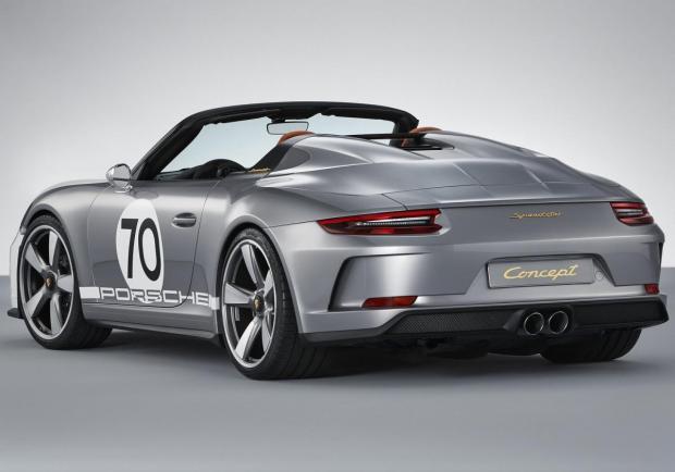 Porsche 911 Speedster Concept tre quarti posteriore