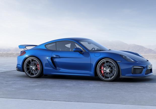 Porsche Cayman GT4 profilo