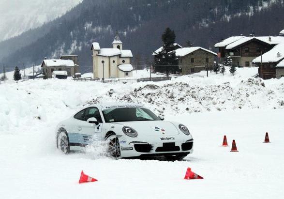 Porsche Sport Driving School esercizio dei tondi