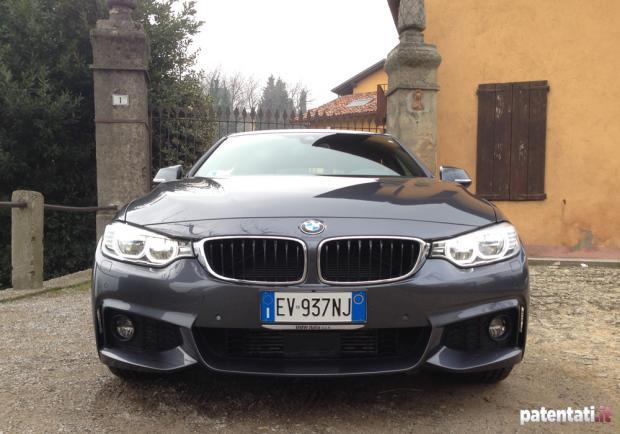 Prova BMW 420d Gran Coupé anteriore