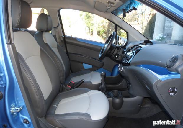 Prova Chevrolet Spark interni