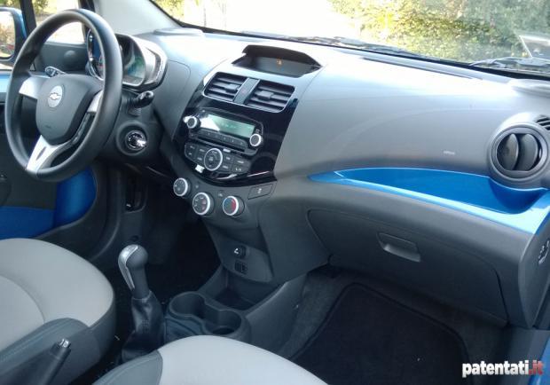 Prova Chevrolet Spark plancia