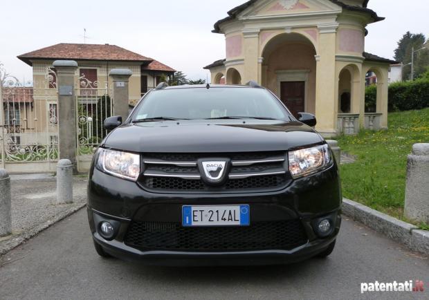 Prova Dacia Logan MCV 1.5 dCi 90 CV anteriore