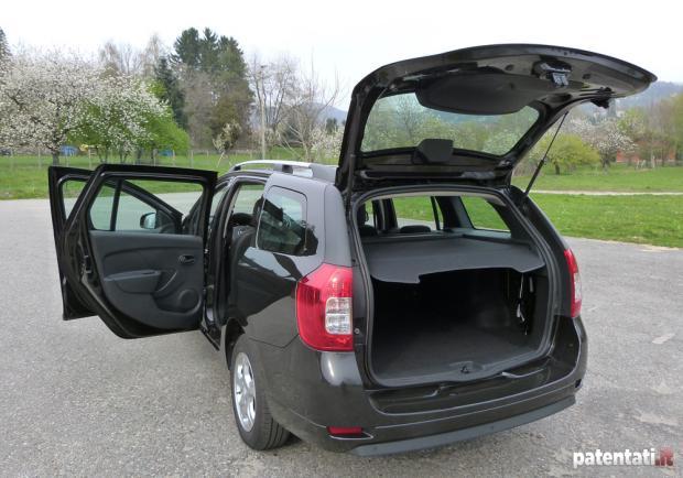 Prova Dacia Logan MCV 1.5 dCi 90 CV portellone posteriore