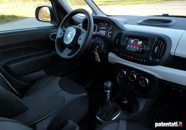 Prova Fiat 500L GPL interni