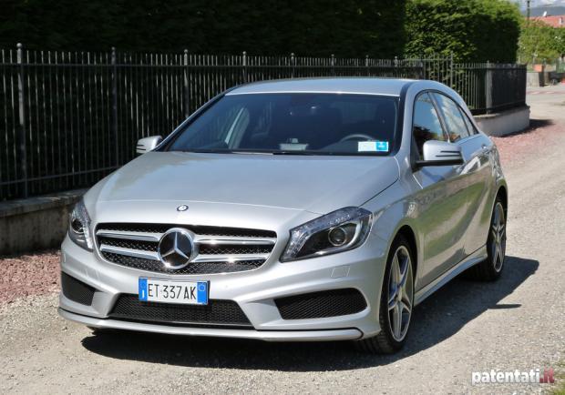 Prova Mercedes A 160 CDI tre quarti anteriore