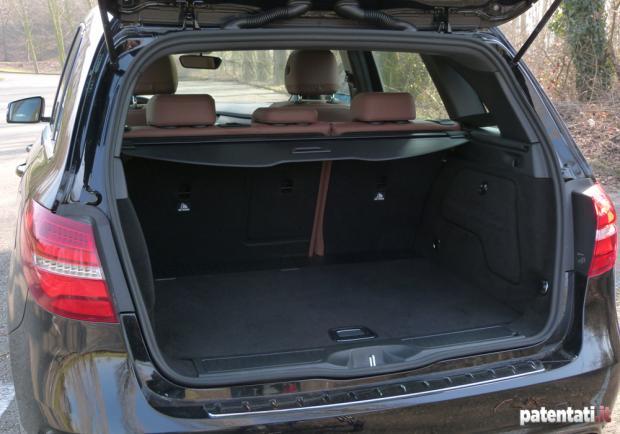 Prova Mercedes B200 CDI 4Matic bagagliaio