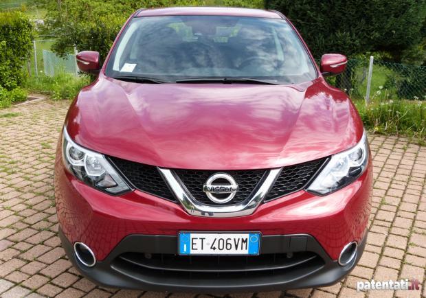 Prova Nissan Qashqai sezione frontale