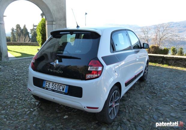 Prova Renault Twingo TCe 90 tre quarti posteriore