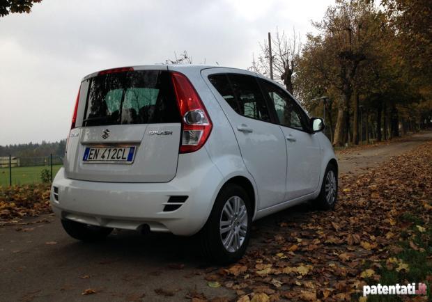 Prova Suzuki Splash 1.2 tre quarti posteriore