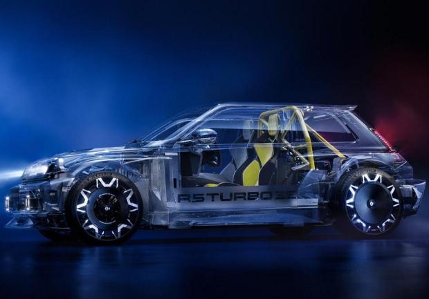 Renault 5 Turbo 3E - architettura in alluminio