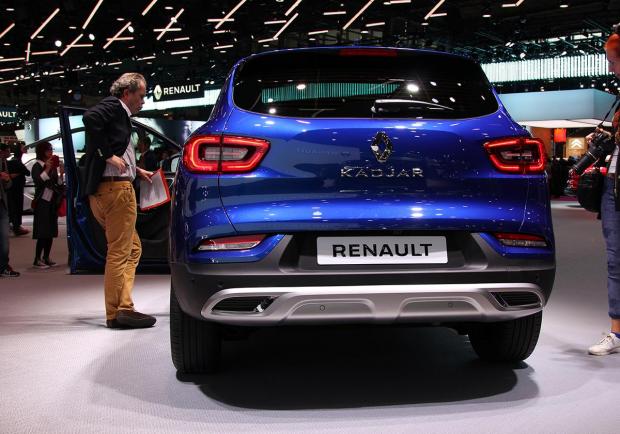 Renault Kadjar restyling 2018 posteriore Salone di Parigi