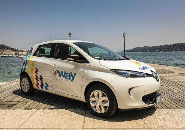 Renault Zoe car sharing E-Way sul Lago di Garda 3