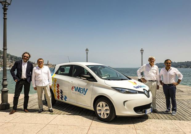 Renault Zoe car sharing E-Way sul Lago di Garda 4