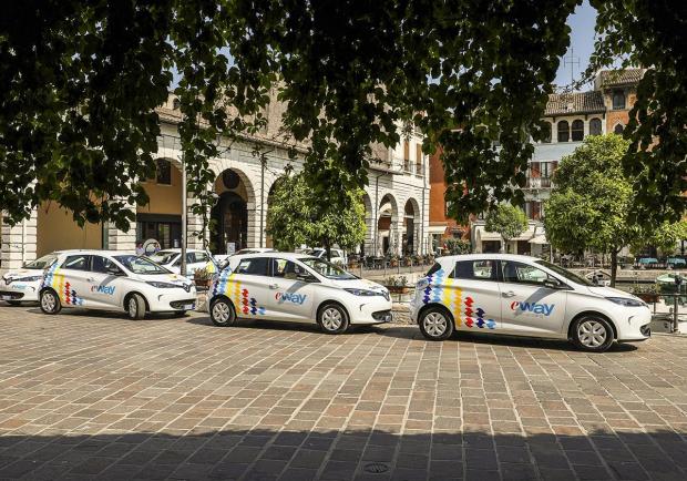 Renault Zoe car sharing E-Way sul Lago di Garda