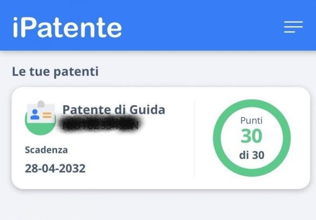 sapere punti patente via app