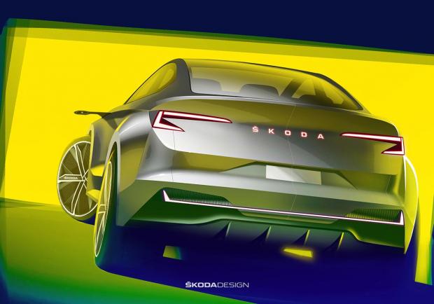 Skoda, un'anteprima della concept Vision iV 02