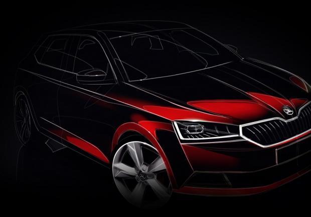 Skoda Fabia restyling teaser