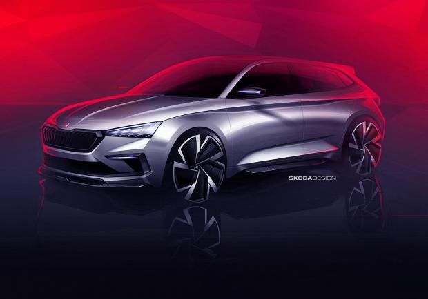 Skoda Vision RS, svelati i disegni della concept 01