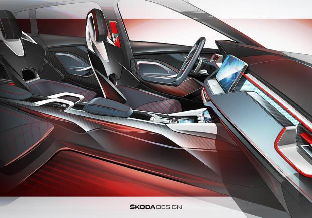 Skoda Vision RS, svelati i disegni della concept 03