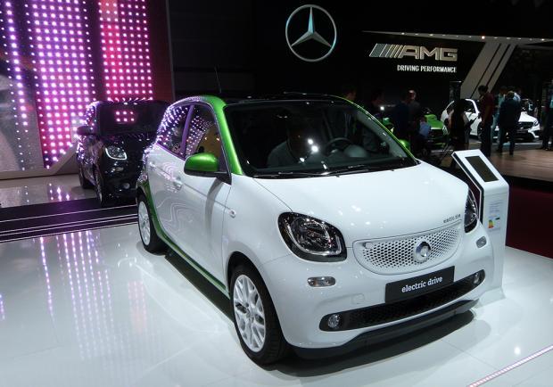 Smart Forfour Electric Drive al Salone di Parigi 2016