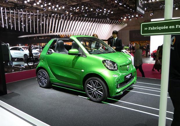 Smart Fortwo Cabrio Electric Drive al Salone di Parigi 2016 5